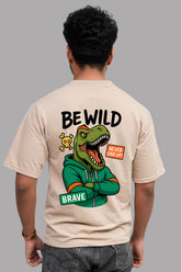 BE WILD Men Oversized T-Shirt
