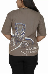 Black Panther PUFF PRINT T-SHIRT FOR WOMEN