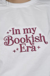 In My Bookish Era Women Embroidery T-Shirt
