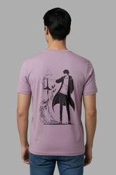 Jinwo Sang Light Purple Slim Fit T-Shirt