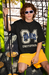 Black Paris Men Oversized T-Shirt