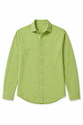 Sage Green Linen Cotton Shirt for Men | Premium Casual Shirt | Kapda Kulture