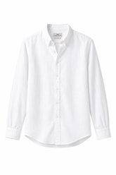 White Calm Linen Cotton Shirt for Men | Premium Casual Shirt | Kapda Kulture