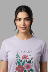 Flower Women Slim Fit T-Shirt