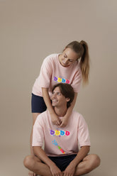 Holi Pink Oversized Couple T-Shirts | 280 GSM | Kapda Kulture