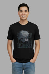 Gojo Men Slim Fit Black T-Shirt