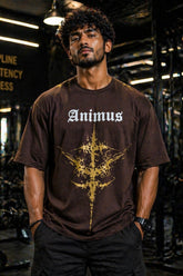 Animus Graphic Oversized T-Shirt for Men | Kapda Kulture