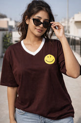 Keep It Positive Coffee Brown Women’s Summer T-Shirt