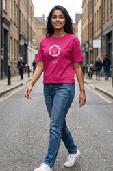 Stay True Raspberry Pink Women’s Summer T-Shirt
