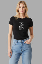 Black Skull Women T-Shirt