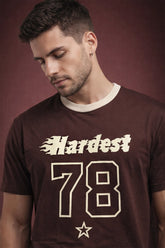 HARDEST 78 PUFF PRINT T-SHIRT FOR MEN