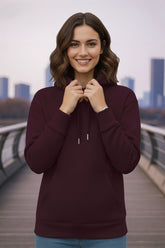 Maroon Hoodies For Women