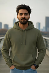 Olive Green Hoodies For Men