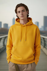 Yellow hoodie For Men