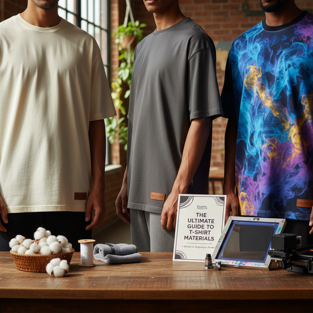 👕 The Ultimate Guide to T-Shirt Materials: Cotton vs. Polyester vs. Blends for Your Kapda Kulture Oversized Tee