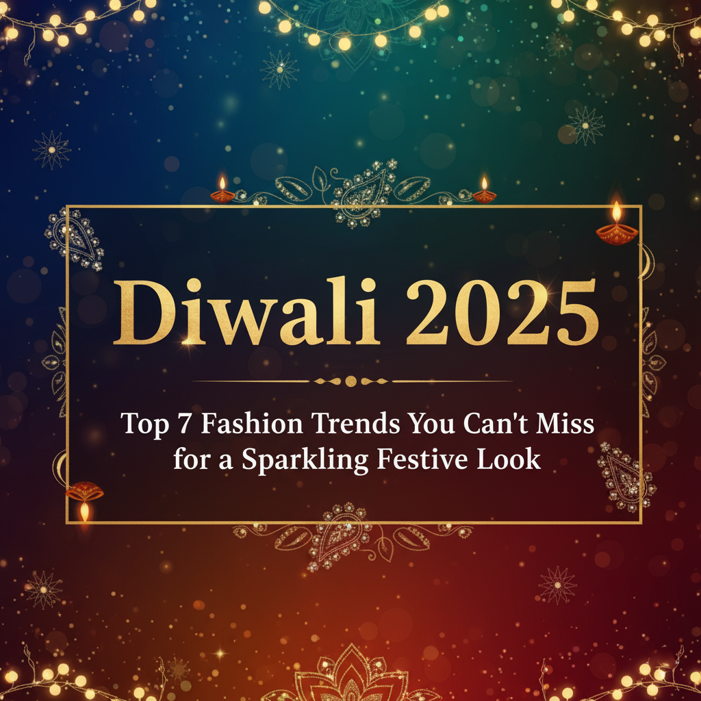 Diwali 2025: Top 7 Fashion Trends You Can’t Miss for a Sparkling Festive Look