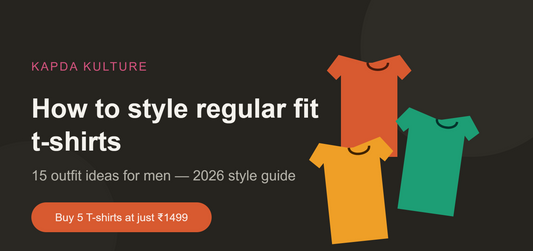How to Style Regular Fit T-Shirts: 15 Outfit Ideas for Men (2026 Style Guide)