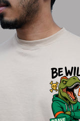 BE WILD Men Oversized T-Shirt