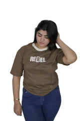 REBEL PUFF PRINT T-SHIRT FOR WOMEN