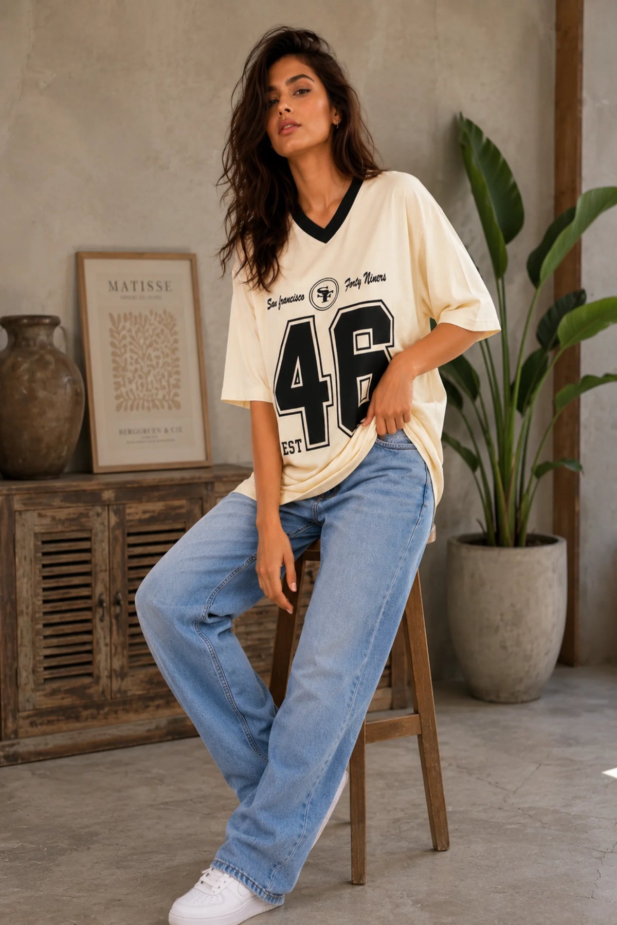 46 beige Women’s Summer T-Shirt
