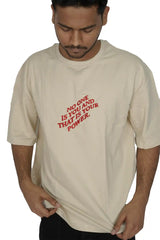 NO ONE IS YOU Men Embroidery T-Shirt