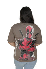 Deadpool PUFF PRINT T-SHIRT FOR WOMEN
