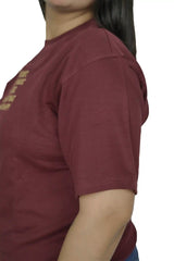 BE PRESENT, Women Embroidery T-Shirt