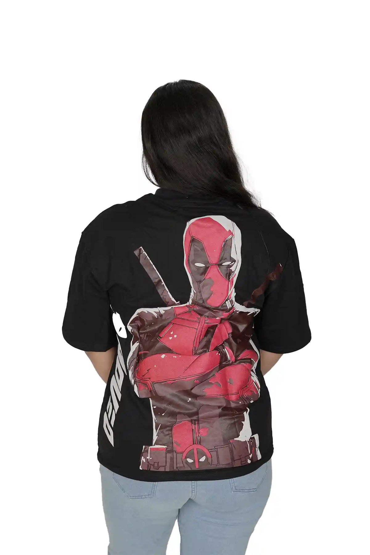 Deadpool PUFF PRINT T-SHIRT FOR WOMEN