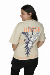 Silent PUFF PRINT T-SHIRT FOR WOMEN