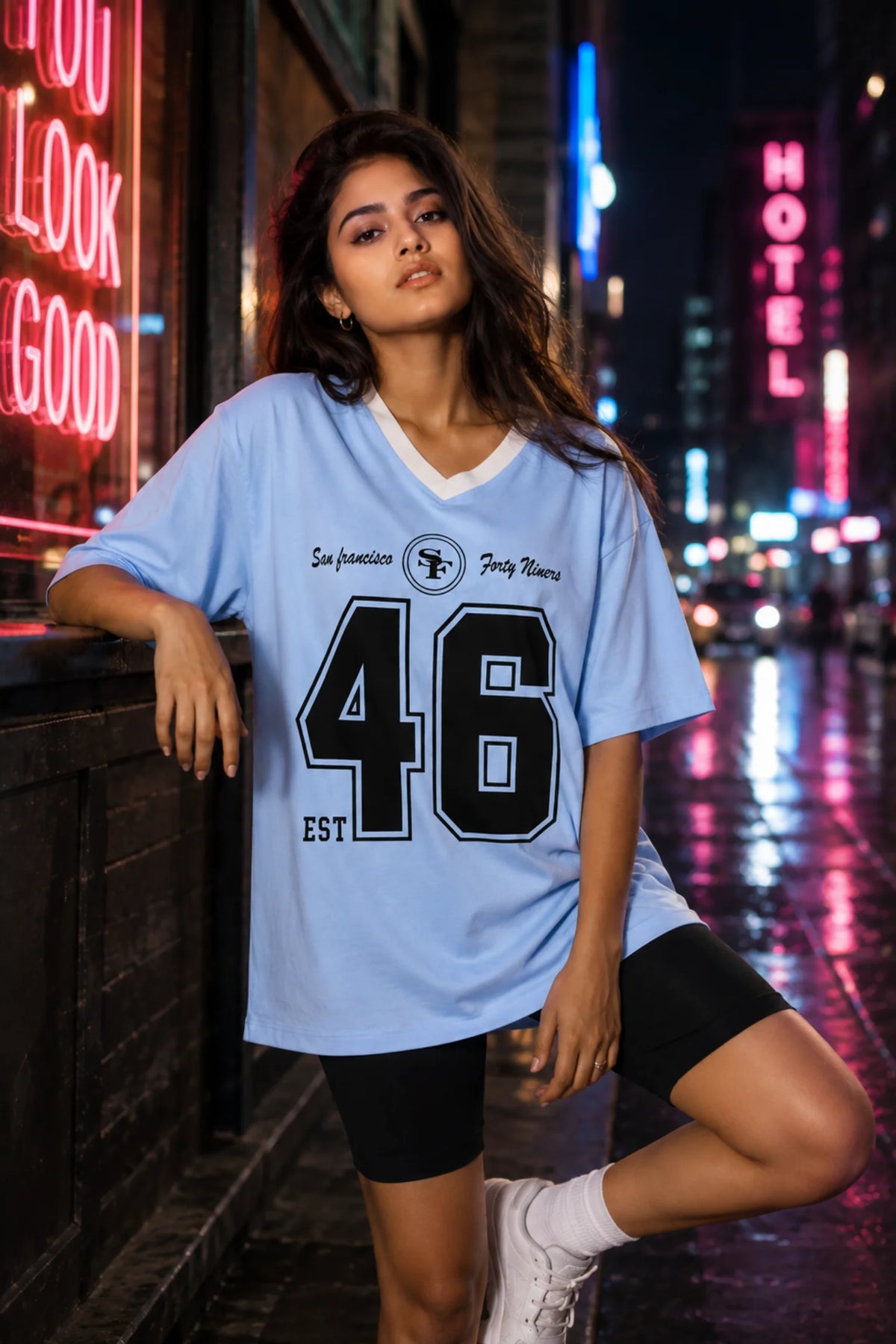 46 Sky Blue Women’s Summer T-Shirt