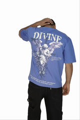 Silent Puff Print Oversized T-Shirt Men India | 280 GSM | Kapda Kulture