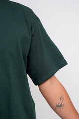 Olive Green Plain T-Shirt For Men