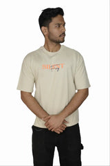 Silent Puff Print Oversized T-Shirt Men India | 280 GSM | Kapda Kulture
