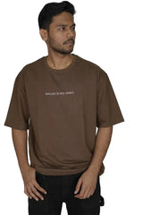 NATURE IS MY RESET Men Embroidery T-Shirt