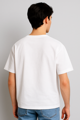 White Men Plain T-Shirt