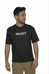 Silent Puff Print Oversized T-Shirt Men India | 280 GSM | Kapda Kulture