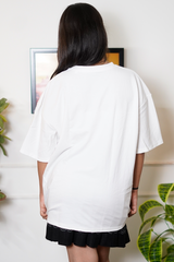 White Women  Plain T-Shirt