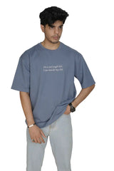 I'M A REAL TOUGH KID Men Embroidery T-Shirt
