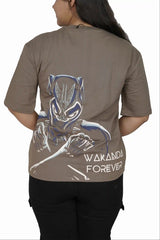 Black Panther PUFF PRINT T-SHIRT FOR WOMEN