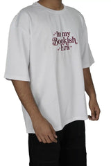 In My Bookish Era men Embroidery T-Shirt