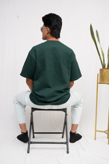 Olive Green Plain T-Shirt For Men
