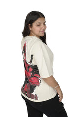 Deadpool PUFF PRINT T-SHIRT FOR WOMEN