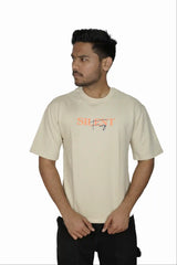 Silent Puff Print Oversized T-Shirt Men India | 280 GSM | Kapda Kulture