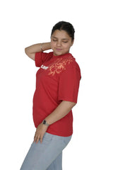 BOOLD-RUSH PUFF PRINT T-SHIRT FOR WOMEN