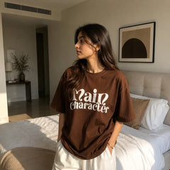 Main Character Brown Women’s Summer T-Shirt