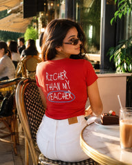 School Manifestation Red Women’s Summer T-Shirt