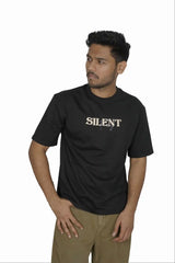 Silent Puff Print Oversized T-Shirt Men India | 280 GSM | Kapda Kulture