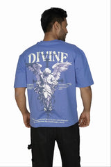 Silent Puff Print Oversized T-Shirt Men India | 280 GSM | Kapda Kulture