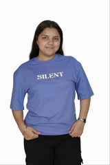Silent PUFF PRINT T-SHIRT FOR WOMEN