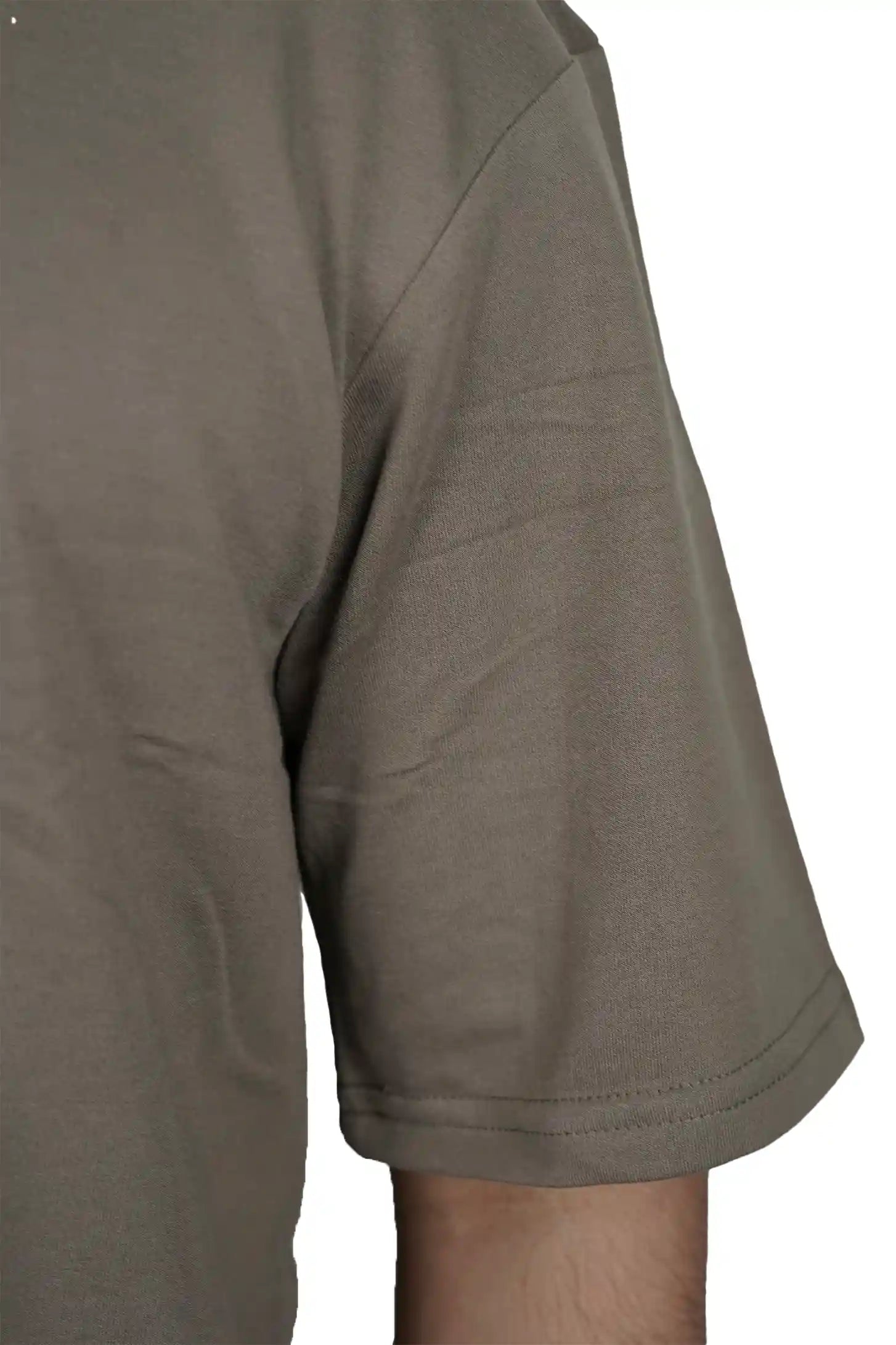 Kapda Kulture grey oversized t shirt puff print casual streetwear right view